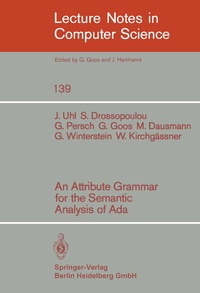 Abbildung von: An Attribute Grammar for the Semantic Analysis of ADA - Springer
