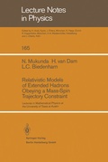 Cover: Relativistic Models of Extended Hadrons Obeying a Mass-Spin Trajectory Constraint - Springer