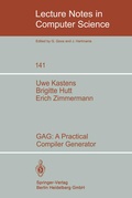 Cover: GAG: A Practical Compiler Generator - Springer