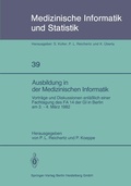 Cover: Ausbildung in der Medizinischen Informatik - Springer