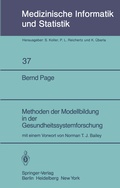 Cover: Methoden der Modellbildung in der Gesundheitssystemforschung - Springer