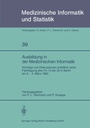 Cover: Ausbildung in der Medizinischen Informatik - Springer