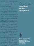 Cover: Sehr geehrter Herr! - Springer