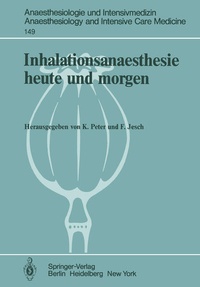 Bild: Inhalationsanaesthesie heute und morgen - Springer