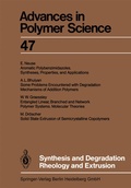 Cover: Synthesis and Degradation Rheology and Extrusion - Springer