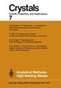 Cover: Analytical Methods High-Melting Metals - Springer