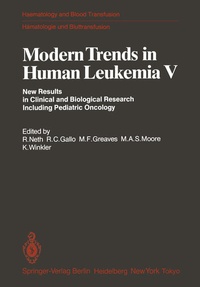 Enlarge image Cover: Modern Trends in Human Leukemia V - Springer