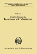 Abbildung von: Untersuchungen zu Farbkonstanz und Farbgedächtnis - Springer