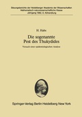 Cover: Die sogenannte Pest des Thukydides - Springer