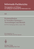 Cover: Kommunikation in Verteilten Systemen - Anwendungen und Betrieb - Springer