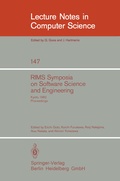 Cover: RIMS Symposium on Software Science and Engineering - Springer