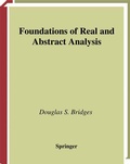 Cover: Foundations of Real and Abstract Analysis - Springer