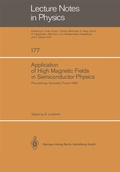 Cover: Application of High Magnetic Fields in Semiconductor Physics - Springer