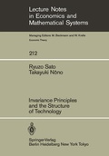 Cover: Invariance Principles and the Structure of Technology - Springer