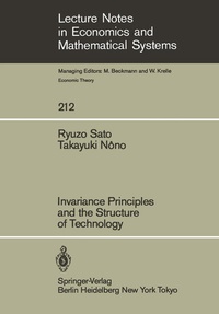 Enlarge image Cover: Invariance Principles and the Structure of Technology - Springer