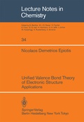 Cover: Unified Valence Bond Theory of Electronic Structure - Springer