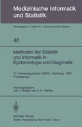 Cover: Methoden der Statistik und Informatik in Epidemiologie und Diagnostik - Springer