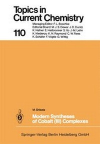 Bild: Modern Syntheses of Cobalt (III) Complexes - Springer