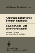 Cover: Bev&ouml;lkerungs- und Wirtschaftsstatistik - Springer