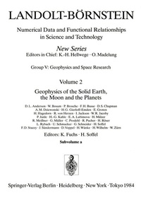 Enlarge image Cover: Geophysics of the Solid Earth, the Moon and the Planets - Springer