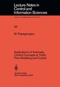 Cover: Applications of Automatic Control Concepts to Traffic Flow Modeling and Control - Springer