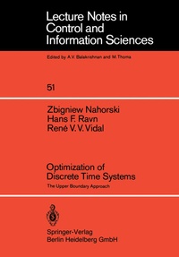 Enlarge image Cover: Optimization of Discrete Time Systems - Springer