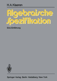 Abbildung von: Algebraische Spezifikation - Springer