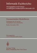 Cover: Geometrisches Modellieren - Springer