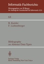 Cover: Bibliography on Abstract Data Types - Springer