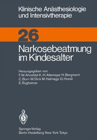 Abbildung von: Narkosebeatmung im Kindesalter - Springer