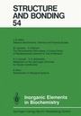Cover: Inorganic Elements in Biochemistry - Springer
