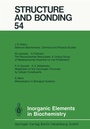 Cover: Inorganic Elements in Biochemistry - Springer