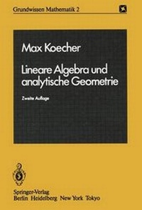 Enlarge image Cover: Lineare Algebra und analytische Geometrie - Springer