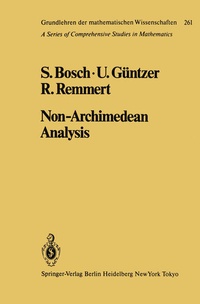 Enlarge image Cover: Non-Archimedean Analysis - Springer