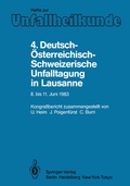 Cover: 4. Deutsch-&Ouml;sterreichisch-Schweizerische Unfalltagung in Lausanne, 8. bis 11. Juni 1983 - Springer