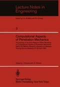 Cover: Computational Aspects of Penetration Mechanics - Springer