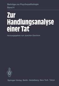 Abbildung von: Zur Handlungsanalyse einer Tat - Springer
