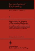 Cover: Computational Aspects of Penetration Mechanics - Springer