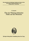 Cover: &Uuml;ber die Wirkung elektrischer Felder auf den Menschen - Springer