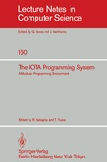 Cover: The IOTA Programming System - Springer