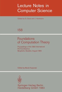 Enlarge image Cover: Foundations of Computation Theory - Springer