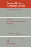 Cover: DIANA. An Intermediate Language for Ada - Springer