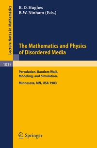 Enlarge image Cover: The Mathematics and Physics of Disordered Media - Springer