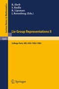 Cover: Lie Group Representations II - Springer