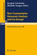 Cover: Non Commutative Harmonic Analysis and Lie Groups - Springer