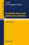 Cover: Probability Theory and Mathematical Statistics - Springer