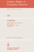 Cover: CAAP '83 - Springer