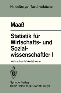 Abbildung von: Statistik für Wirtschafts- und Sozialwissenschaftler I - Springer