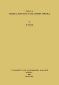 Cover: Modular Functions of One Complex Variable - Springer