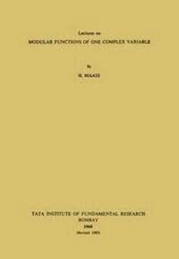 Abbildung von: Modular Functions of One Complex Variable - Springer